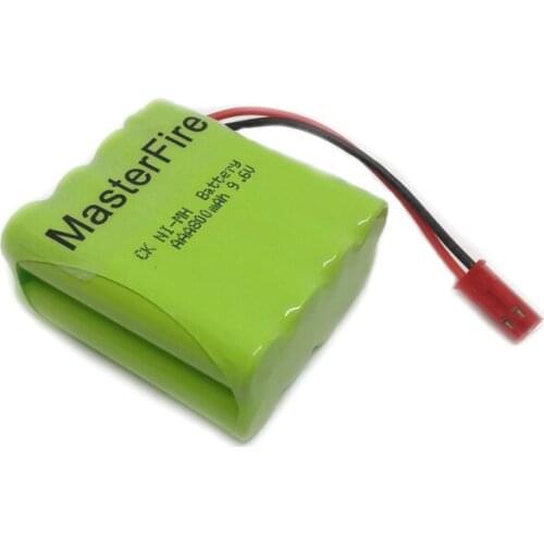 MasterFire 4PACK/LOT New Original Ni-MH AAA 9.6V 800mAh Ni-MH Battery Rechargeable Batteries Pack With JST Plugs