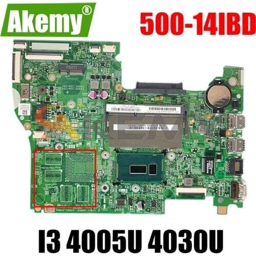 For Lenovo YOGA 500-14IBD Flex 3-1470 notebook motherboard 14217-1M 448.03N03.001M with i3 4005U 4030U CPU tested 100% working