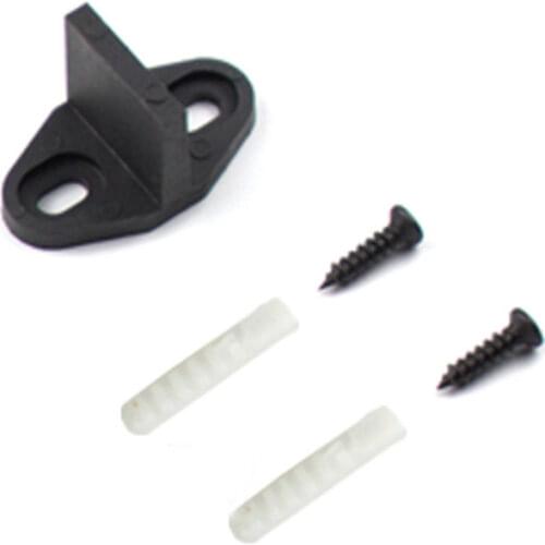 Sliding Door Floor Guides - Black Closet Door Guide Floor Mounted Bottom Track Guide for Sliding Doors, Easy to Install