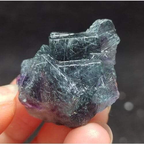 5.8-15.9gNatural rare fluorite mineral specimens and stone decoration restoration can be used for QUARTZ GEM home decoration