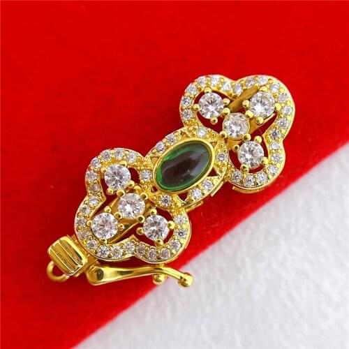 Wholesale DIY Natural Stones Beads Jewelry Making Accessories Silver/Gold/Rose Gold Metal Connector Clasps Findings