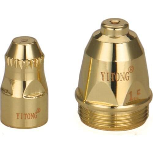 P-80 yitong Air Plasma Nozzles TIPS Plasma Cutter Torch Consumables High Quality P80 CNC Cutting Knife Electrode Nozzle 20pcs