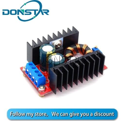 10-30V to 12-35V Step Up CV CC 150W 10A DC DC Boost Converter Car Power Supply LED Driver Charger Adjustable Voltage Regulator