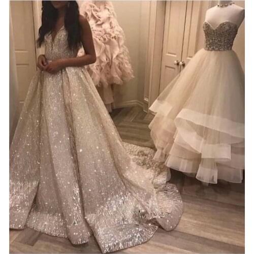 Clear white color New design fashion design JRB-122012 Top selling french net fabric with glued glitter for wedding dress