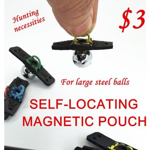 GZK SELF-LOCATING MAGNETIC POUCH FOR LARGE STEEL BALLS HUNTING NECESSITIES
