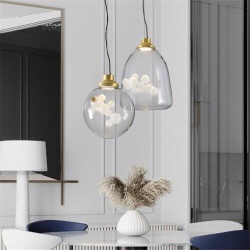Modern Hanglamp Dining Room Master Bedroom Pendant Lights Loft Light Fixtures Nordic Loft Light Living Room Art Pendant Lamp