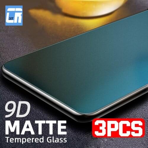 3Pcs 9d full cover screen protector for xiaomi poco x3 nfc f2 m2 9t 10t pro f1 matte tempered glass for xiaomi 8 9 10 11 lite 6x