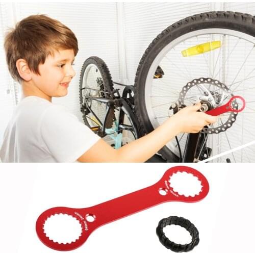 1PC Aluminum Alloy Bicycle BB Wrench Long Handle Bottom Bracket Spanner Bike Repair Tool 2021