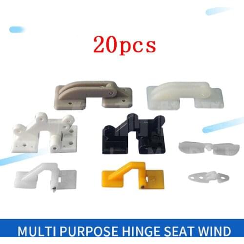 20pcs Multipurpose Windshield Hinge Seat Wing Connecting Hinge Accessories for DIY RC Aircraft Model Fixed Wing