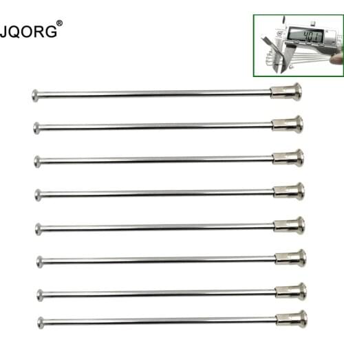 48 PCS Diameter 4.0 mm Motorcycle Spokes 304 Stainless Steel Mateiral Straight Head Electric Motocross Spokes With Nipples
