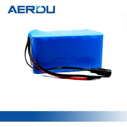 AERDU 29.4v 14Ah 7S4P 490W 18650 Lithium Battery pack with BMS for 25.9v motorcycle Electric car unicycle backup power 3500mAh