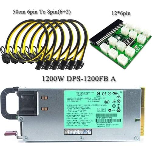1200W Power Supply Server DPS-1200FBA Switching Power For HP DL580G5 440785-001 441830-001 Tested Mining Power Original Used