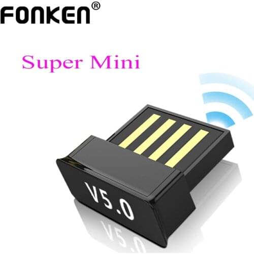 FONKEN Mini BT5.0 USB Bluetooth Adapter PC Dongle Blue Tooth Music Receiver Audio Transmitter For TV PC Car Kit Wireless Adapter
