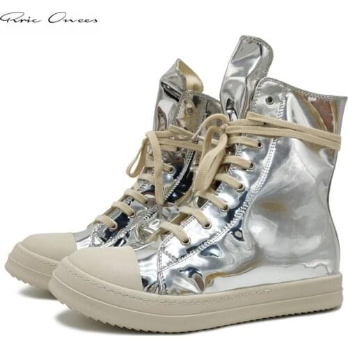 High Street Brand Rric Owens Shoes Womens Sneakers Mens Sneakers Shoes streetwear Men Shoe Original Mens Casual Shoes