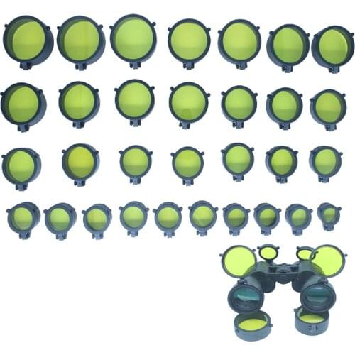 30-69MM Scope Sight Cover Tactical Flip Up Quick Spring Lens Covers Airsoft Dustproof Protection Cap Hunting Accessories