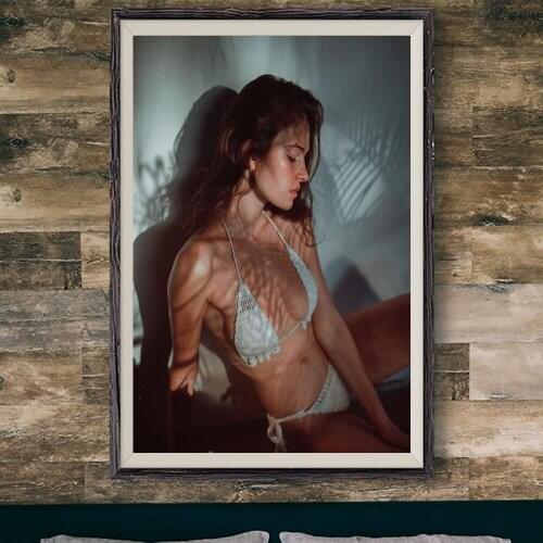 E271 Eve Dumon Sexy Model Movie Star Wall Silk Cloth Poster Art Home Decoration Gift