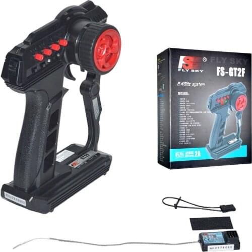 FlySky FS-GT2F radio system 2CH 2.4GHz Transmitter With FS-A3 Receiver optional For Rc Car Boat