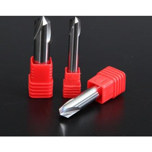 Chamfering Milling Cutter 60 90 120 Degree Coated 3 Flute Chamfer End Mill Carbide CNC Tungsten Steel Milling Cutter Endmill