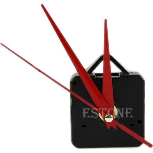 Quality Quartz Clock Movement Mechanism Parts DIY Tool with Red Hands Silence