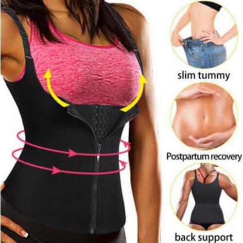 Body Shapers Vest Waist Trainer Slimming Vest Shapewear Weight Loss Waist Shaper Corset Plus Size S-4XL