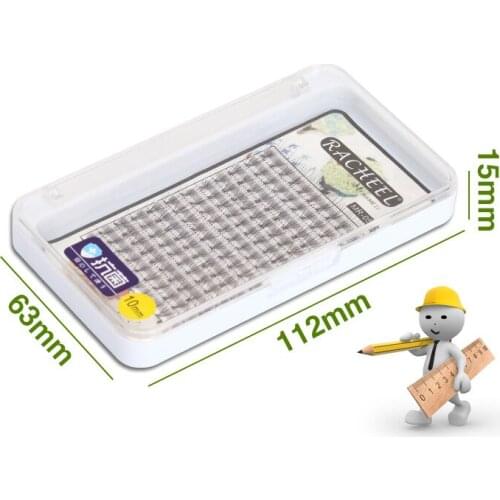 RACHEEL New Single Grafted Eyelashes 10 Dendrites Natural Fidelity Soft Very Fine 0.10C Planted False Eyelashes Wholesale