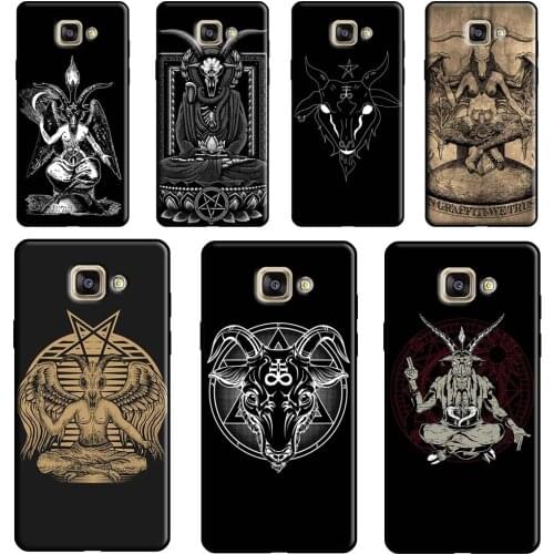 Pentagram Baphomet Satan Case For Samsung A9 A8 A6 A7 J8 2018 A3 A5 J4 J6 Plus J1 J3 J5 J7 2017 2016 Phone Cover