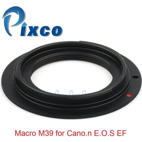 Pixco For M39-EOS lens adapter Ring work for Macro M39 for Canon EOS EF 5D Mark III 5D Mark II 1Ds Mark [IV / III / II / I ]