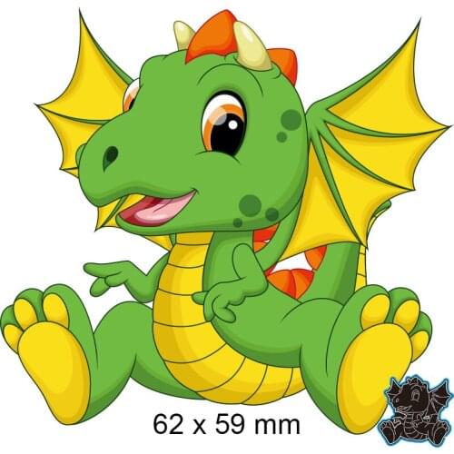 Cutting Dies Dinosaur New Metal Stencils DIY Scrap Booking Paper Cards Making Decoration 62*59mm