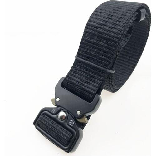 Tactical Nylon Belt Men Military Combat Adjustable Heavy Duty Waist Belt Outdoor Sport Strap Hunting Shooting Accessories