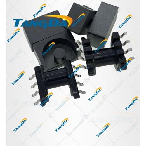 TANGDA EP10 core EP 10 Bobbin magnetic core + skeleton 4+4 pin Transformers horizontal SMD Surface Mount 8p V