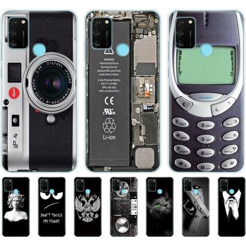 Silicon Case For HONOR 9A Case 6.3" Soft Tpu Phone Cover On Huawei Honor 9A 9 A MOA-LX9N Back Bag Protective Coque Funda Shell