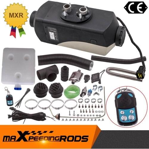 12V 2KW Diesel Air Heater Parking Heating Thermostat Digital Switch 10L Tank mufflers SUV Lorry Boat 2000w