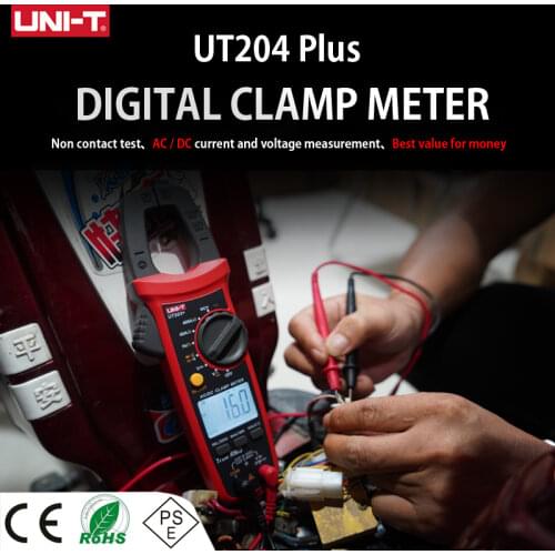 UNI-T UT200+series/UT210 series Clamp ammeters. Mini Digital clamp meter LCD Digital current clamp AC/DC NCV True rms multimeter