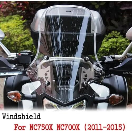 NC 700 X NC 750 X Windscreen Windshield For Honda NC700X NC750X 2011-2015 Wind Shield Screen Protector Parts 2012 2013 2014
