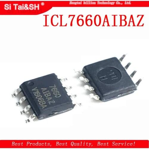 10PCS ICL7660AIBAZ ICL7660AIBA SOP8 SOP ICL7660 new original DC/DC power converter
