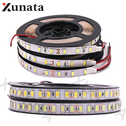 DC 12V 5630 LED Strip 120leds/m SMD 5730 Lights Width 8mm 10mm Flexible Tape Led Strip Light Natural White/ Warm White 5m