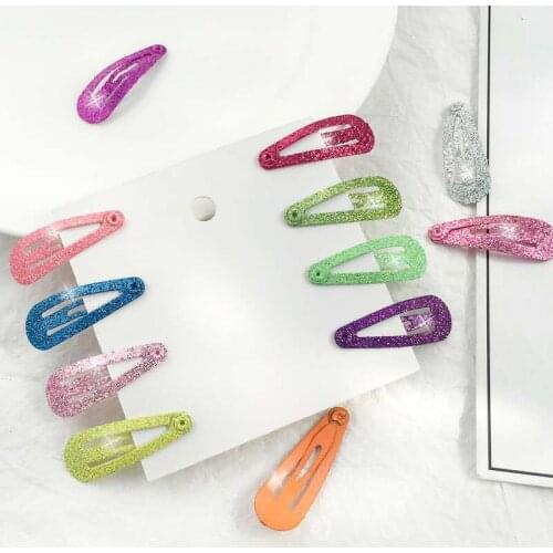 2020 Dog Cat BB Hair Clips Mini Glitter Drops Teddy Dog 3CM Hairpin Pet Headdress Dog Hair Accessories