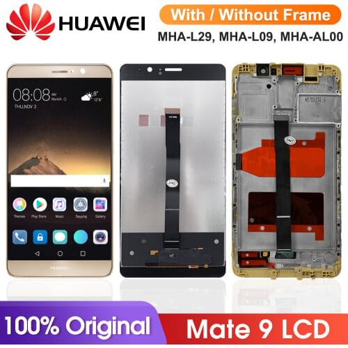 LCD For HUAWEI MATE 9 LCD Display Touch Screen Digitizer Replacement with Frame For Huawei mate9 lcd screen