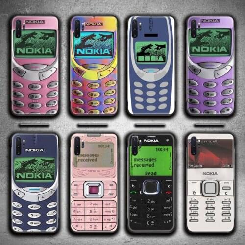 Nokia Aesthetic Retro Phone Case For Samsung Galaxy Note20 ultra 7 8 9 10 Plus lite M51 M21 J8 Plus 2018 Prime