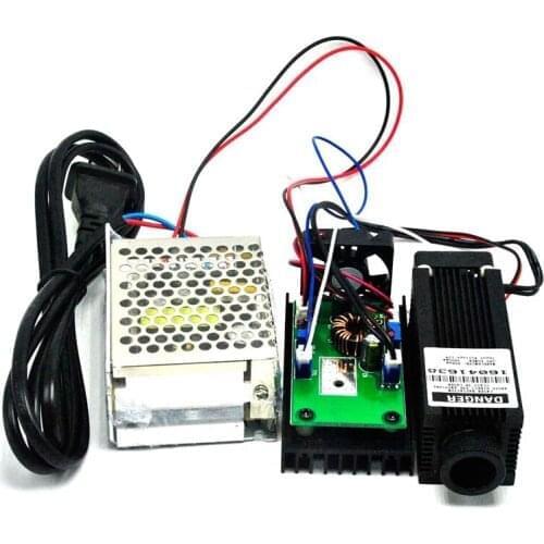 Focusable Powerful 808nm 400mw Infrared IR Laser Dot Module Point Lasers Driver TTL w 12V Power Supply