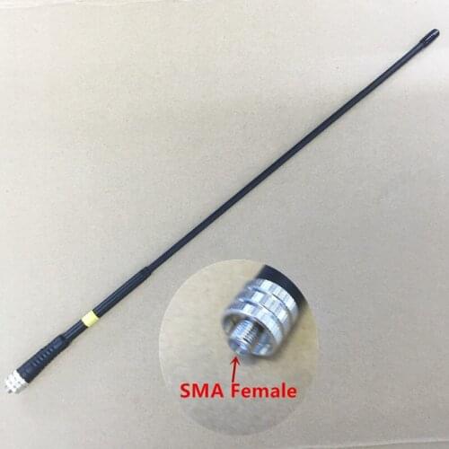 KINNOTA High Gain antenna Flexible spring UHF 400-470MHz SMA Female for Kenwood Baofeng Puxing TYT etc. walkie talkie