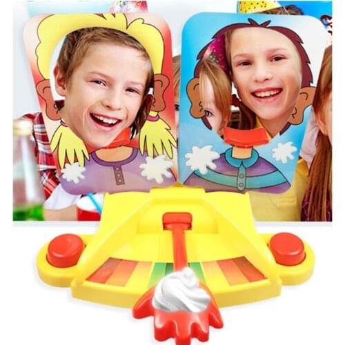 Shocker toy Cake Cream Pie In The Face Family Party Fun Game Funny Gadgets Prank Gags Jokes Anti Stress Toys For kids Gift WJ573