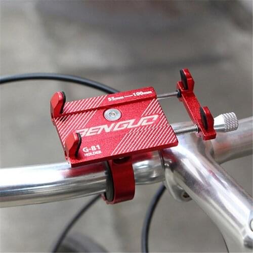 Mount Bracket Handlebar Clip Stand Bicycle Adjustable Phone Holder Anti-Slip Bike For 3.5-6.2inch Phone Bicicleta