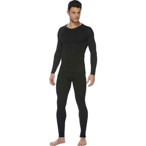 Male Thermal Suit Outdoors Bottom Top Long Sleeve Suit Set Men Thermal Winter Warm Quality Suit Gift Men 'S Undies