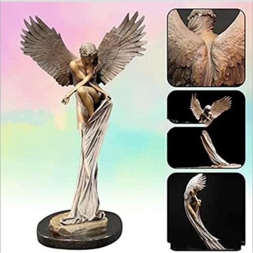 New creative Angel resin accessories-Redemption angel resin ornament Craft art