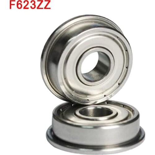 10pcs 3x10x4 mm F623ZZ Bearings 3D Printer F623 ZZ Flange Bushing Ball Bearing