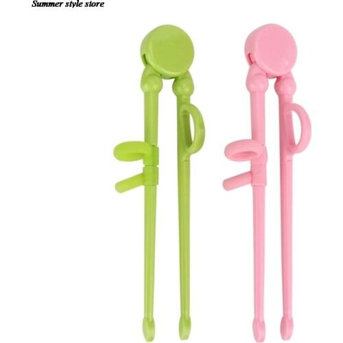 Hot Simple Style Kids Children Early Learning Training Solid Designed Chopsticks Baby Enlightenment Chopsticks