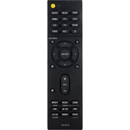 RC-911R Remote Control for Onkyo AV Receiver Speaker TX-NR578 TX-DS787 TX-NR777 TX-NR686 HT-S7805 TX-RZ720 TX-RZ810 TX-RZ710