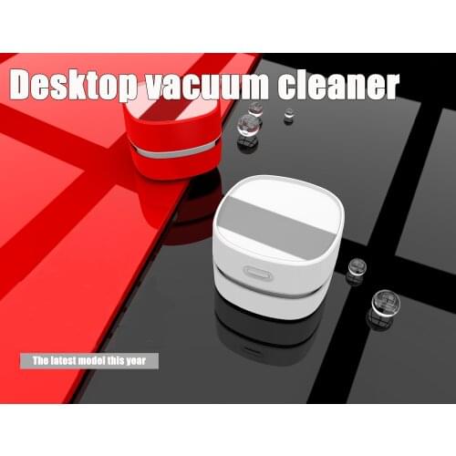Hand-held desktop vacuum cleaner with super suction power to deal with small garbage such as hair, confetti, rubber scraps, etc