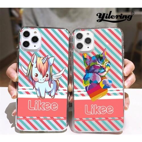 Cute Likee Case for iPhone 11 Pro XS MAX Case for iPhone SE 2020 6 6S 7 8 Plus 5s 11 Pro Max Coque Cases For iPhone XR XS Cover